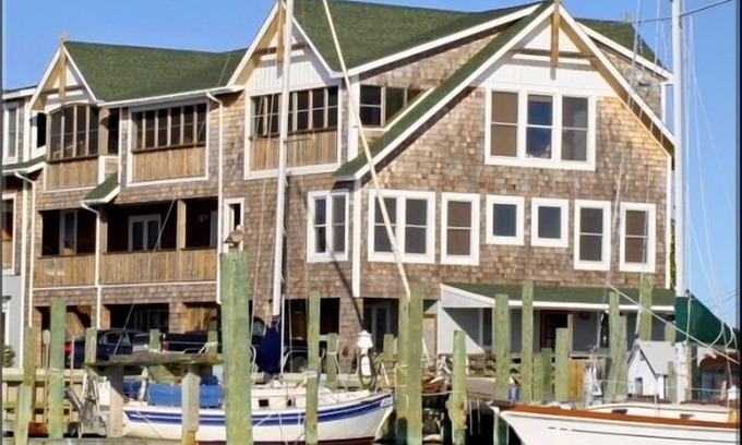 Ocracoke Condo | Harborview: Directly on Silver Lake with incredible views.