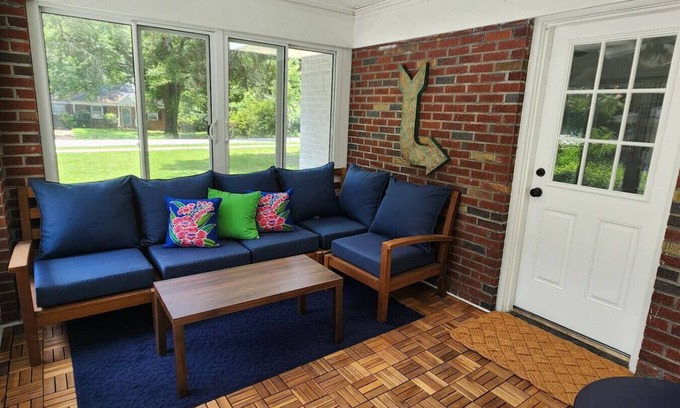 Forest Acres House | Harrison Patio Haven | 2BR 1 BA | Near Ft Jackson