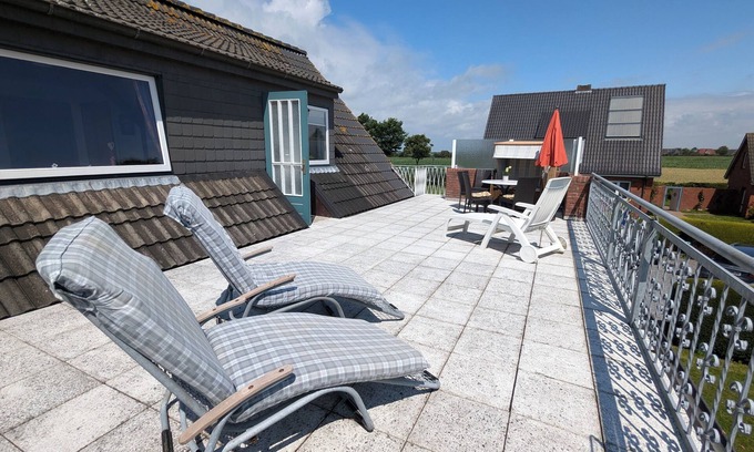 Alkersum Apartment | Haus Dorfschmiede, Whg. Ankerplatz