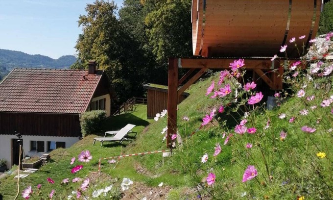 Le Menil Ski Chalet | Hautes Vosges Le Ménil Chalet Avec Sauna Tonneau