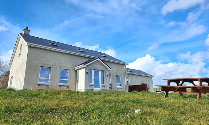 Letterkenny House | Hazelwood Lodge: Modern Bright & Spacious Bungalow with a Beautiful Valley View.