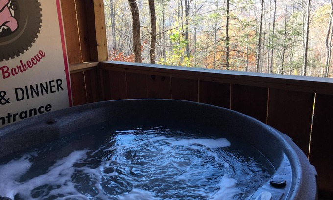 Candler Cabin | Heart Haven - Hot Tub, Fireplace, Romantic,25 minutes to Downtown,WiFi, Pets