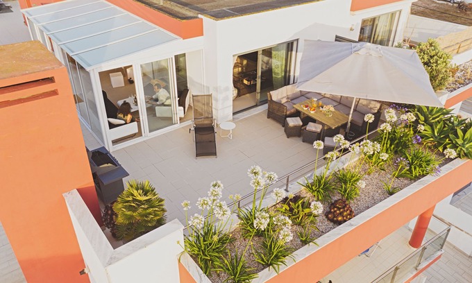 Ferrel Apartment | Heated 2 bedroom penthouse with Jacuzzi in Baleal