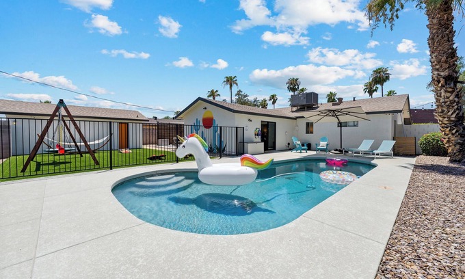 Cavalier Vista House | Heated/Fenced Pool! Private back yard near Old Town Scottsdale