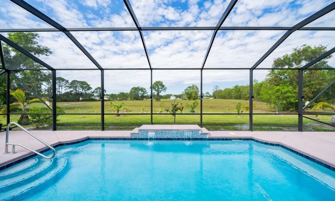 Port Saint Lucie House | Heated Pool 4BR Retreat Family Friendly