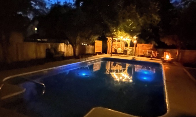 Greenwich House | heated pool, Hot Tub & deck, large media & game room, lots of room indoor & out
