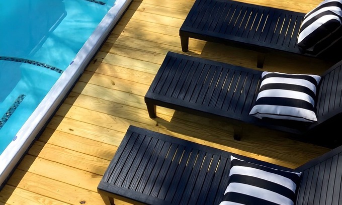 Weaverville House | Heated Pool + Spa + Cold Plunge Gallery House Voted AVL Best Luxe Stay