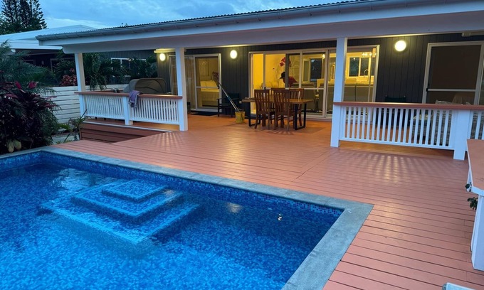 Tapere of Vaimaanga House | Heimaeva Villa .Cool breezy villa with own private pool