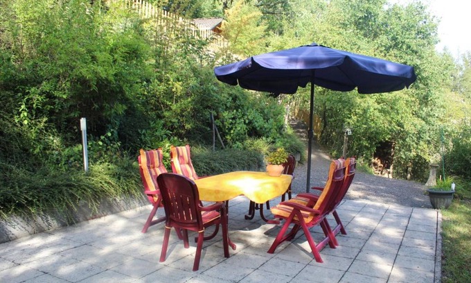 Meisenheim House | Heimbach Charlet with terrace and garden view