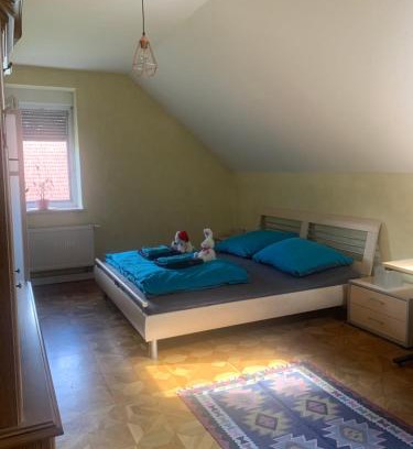 Schenkendobern House | Helles Dachzimmer