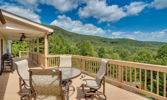 Hendersonville House | Hendersonville Retreat with Mtn Views and Deck!