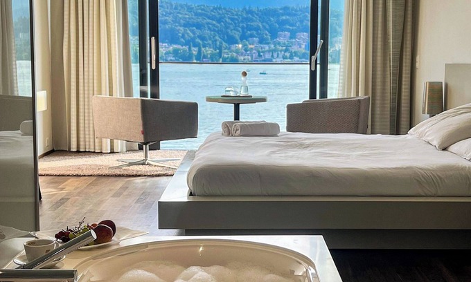 Lucerne Hotel | HERMITAGE Lake Lucerne - Beach Club & Lifestyle Hotel