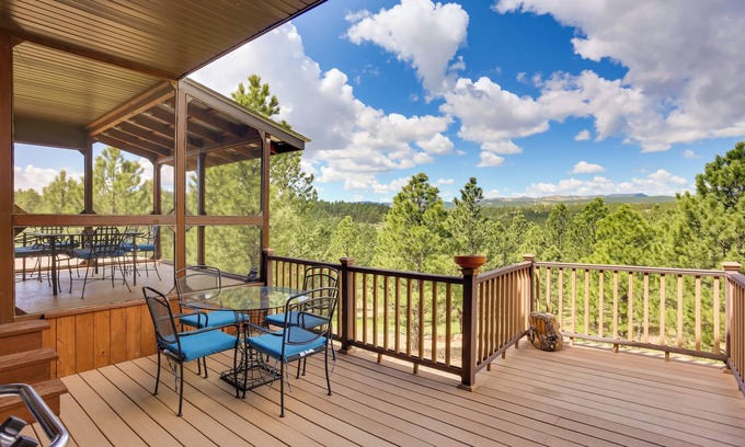 Hermosa House | Hermosa Home w/Black Hills View, Gas Grill & Deck