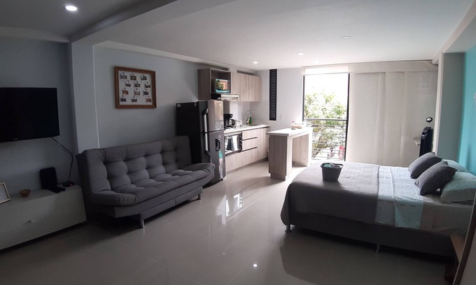 Bello Apartment | Hermoso Apartaestudio a 3 cuadras de la Estación Metro