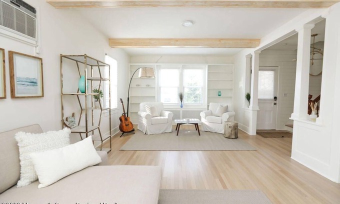 Long Branch House | Hidden Gem-Charming Beach Oasis close to everything. Renovated/walk to Beach.