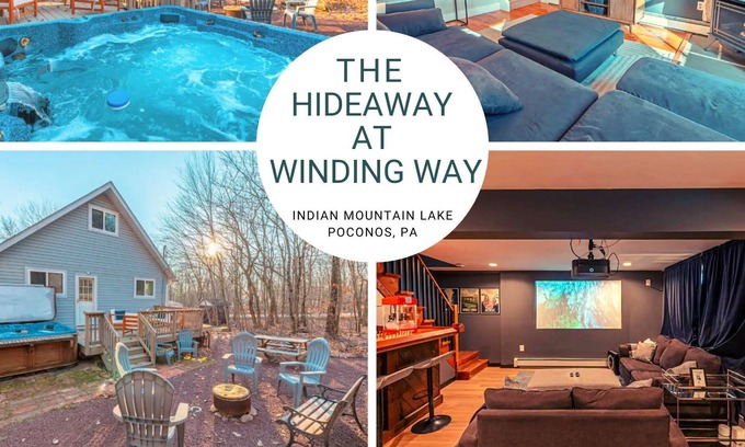 Tunkhannock Township House | Hideaway at Winding Way>HotTub*DogFriendly*Theater