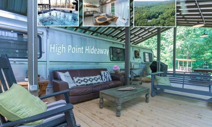 Flintstone House | High Point Hide-A-Way w/Internet and a Hot Tub!