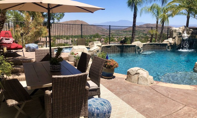 Lake Elsinore House | Highest Quality Beds, Pool, View & Amenities Here