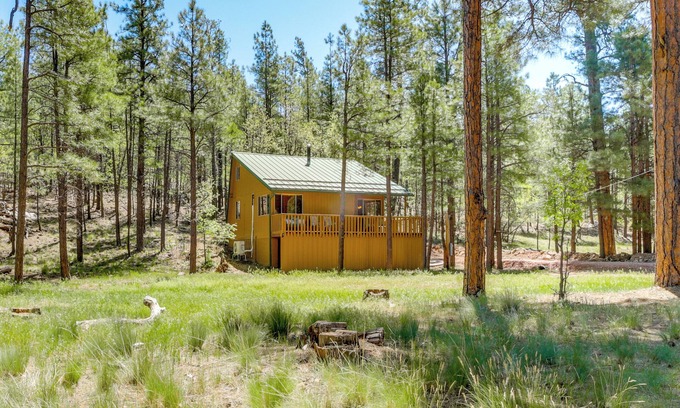 Happy Jack Cabin | Hike & ATV: Secluded Happy Jack Cabin w/Deck