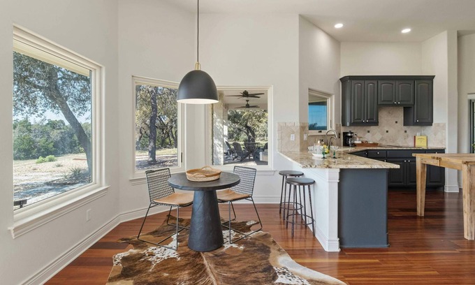 Dripping Springs House | Hill Country Norwood House- 13 Acres, Private Pool + Pet Friendly!