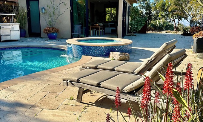 Morro Hills Villa | Hill top pool house villa, panoramic observation deck, spa, botanical sanctuary