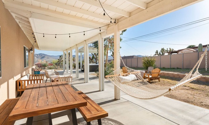 Yucca Valley House | Hillside Desert House - Hot Tub, Fire Pit And Bbq! 3 Bedroom Home by RedAwning