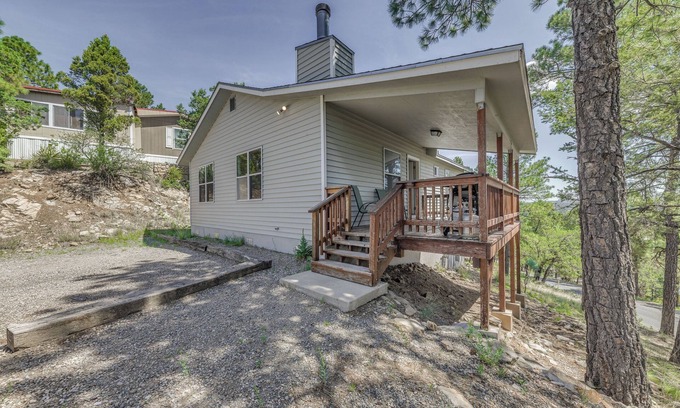 Ruidoso House | Hillside Haven w/Deck < 2 Miles to Dwtn Ruidoso!