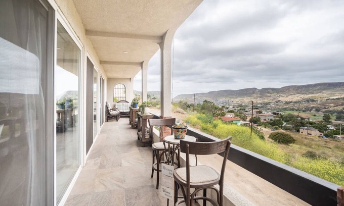 Jimenez House | Hilltop home with peaceful Mountain and valley view