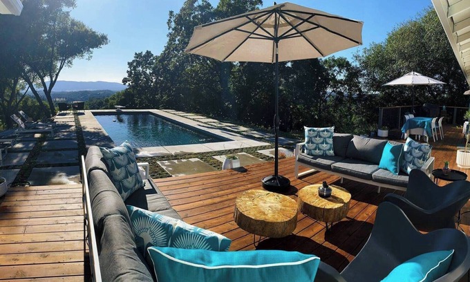 Altaville House | Hilltop Poolhouse - Murphy Vacation Rentals