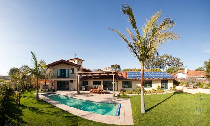 Alta Mesa House | Hilltop Villa: Private Mediterranean Style Retreat