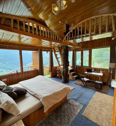 Jibhi Ski Chalet | Himalayan Quails Nest Treehouse