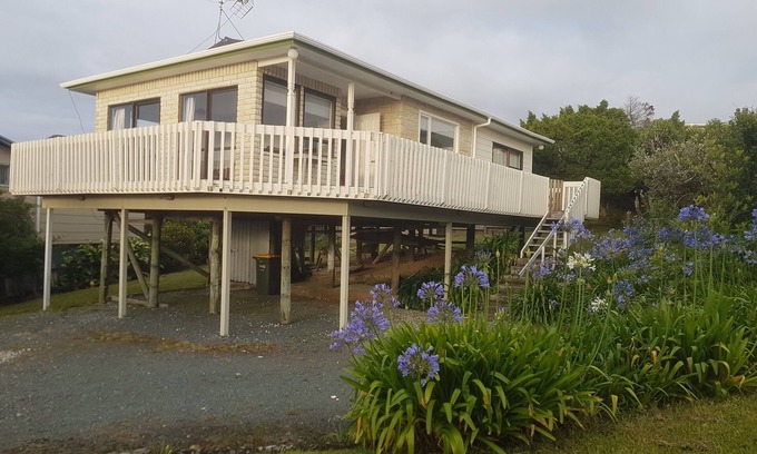 Snells Beach House | Hinemoa Views, Snells Beach, Ocean and land views.