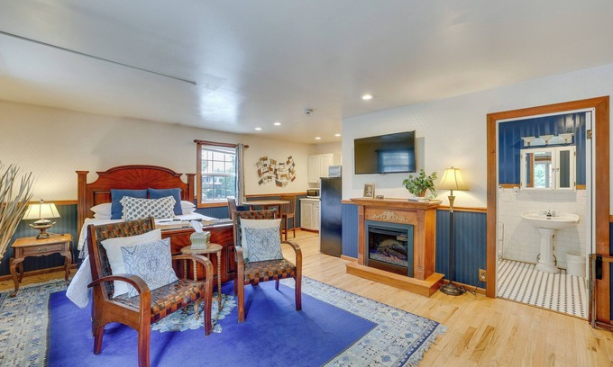 Boise Apartment | Historic Boise Studio w/Courtyard, Blocks to Dtwn