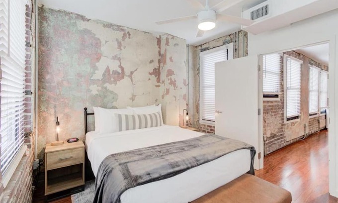 South Main Historic District Apartment | Historic Details Modern Updates in Prime Location