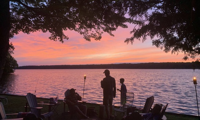 Ludington Cottage | Historic family cottage on Hamlin Lake w/complete privacy, surrounded by nature