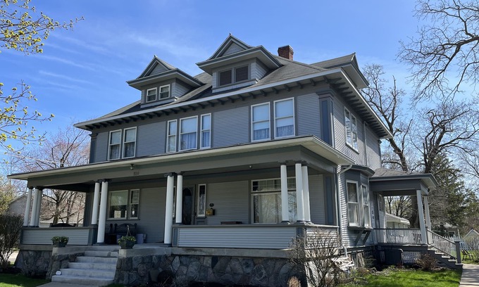 Scottville House | Historic home located just 10 minutes from the beaches of Lake Michigan
