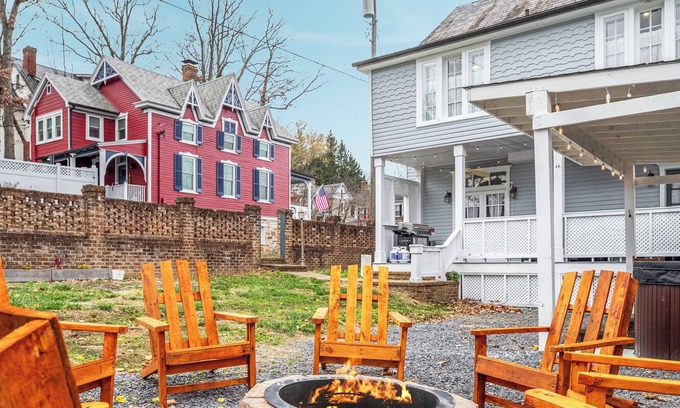 Berkeley Springs House | Historic Home w/Sauna, HotTub, Speakeasy & Game Room