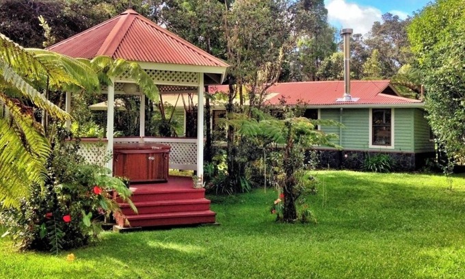 Volcano Cottage | Historic Maid's Quarters Cottage in Volcano Village