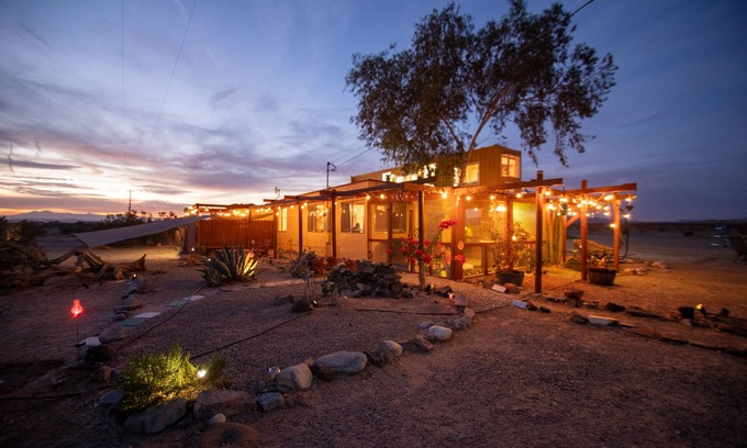 Wonder Valley Apartment | Historic Ranch House with two queen beds at Joshua Tree Container Resort and spa