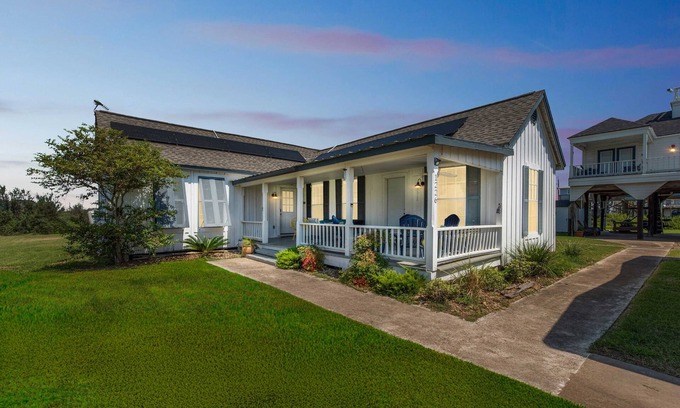 Surfside Beach House | Historic Surfside Stunner - Deck, Pet Friendly