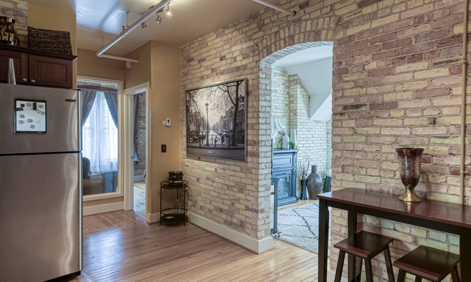 Traverse City Condo | Historic Top Floor Condo at the Grand Traverse Commons
