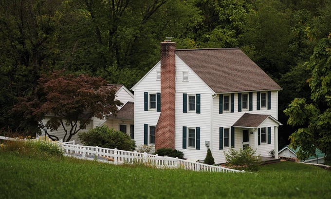 Palmyra Other | Historic two-story log farmhouse with first-floor master suite and AC