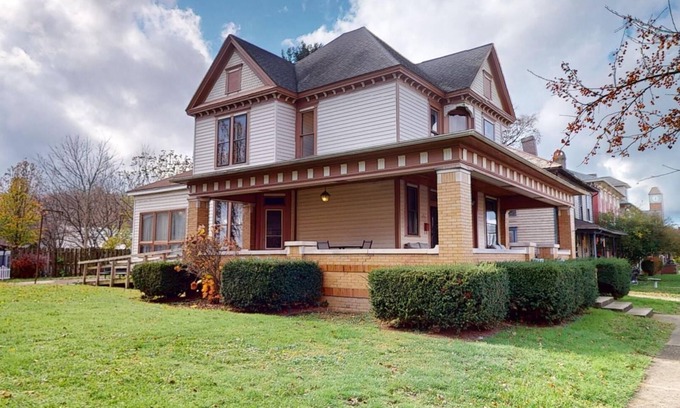 Nelsonville House | Historic Vacation Home Rental near Hocking Hills in Nelsonville Ohio