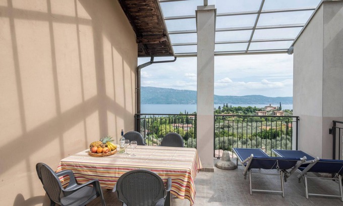 Toscolano Maderno Apartment | Holiday Apartment Al Agave Sopra with Mountain View, Lake View