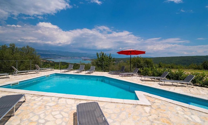 Suzan Apartment | Holiday apartment Angelina with Seaview and swimming pool