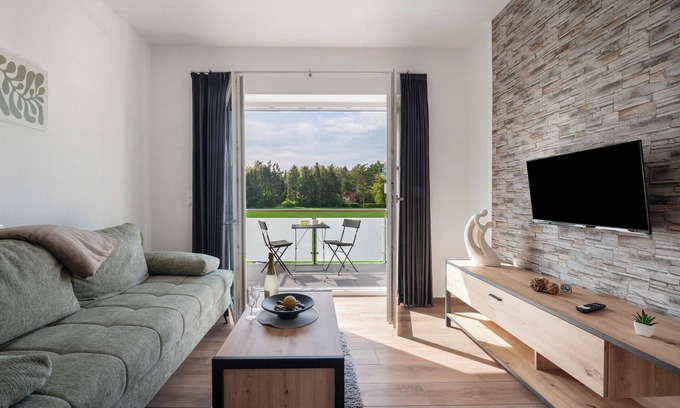 Lastrup Apartment | Holiday Apartment 'Anna 1 Og' with Balcony