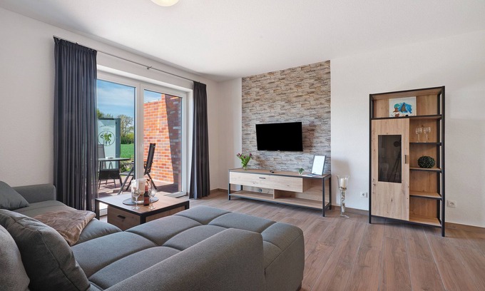 Lastrup Apartment | Holiday Apartment 'Anna 2 Eg' with Private Terrace and Garden