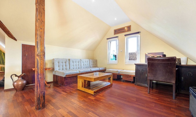Wuelfel Apartment | Holiday Apartment 'Dachgeschosswohnung Wohllebe' with Wi-Fi and Air Conditioning