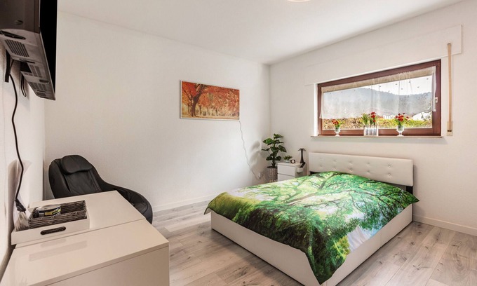 Bad Saeckingen Apartment | Holiday Apartment Sonnenschein in Bad Säckingen with Private Terrace, Shared Garden and Wi-Fi