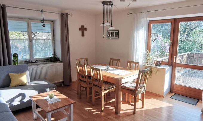 Wilhelmsdorf Apartment | Holiday Apartment 'Knechtskammer' with 30m² Balcony, Shared Garden and Wi-Fi